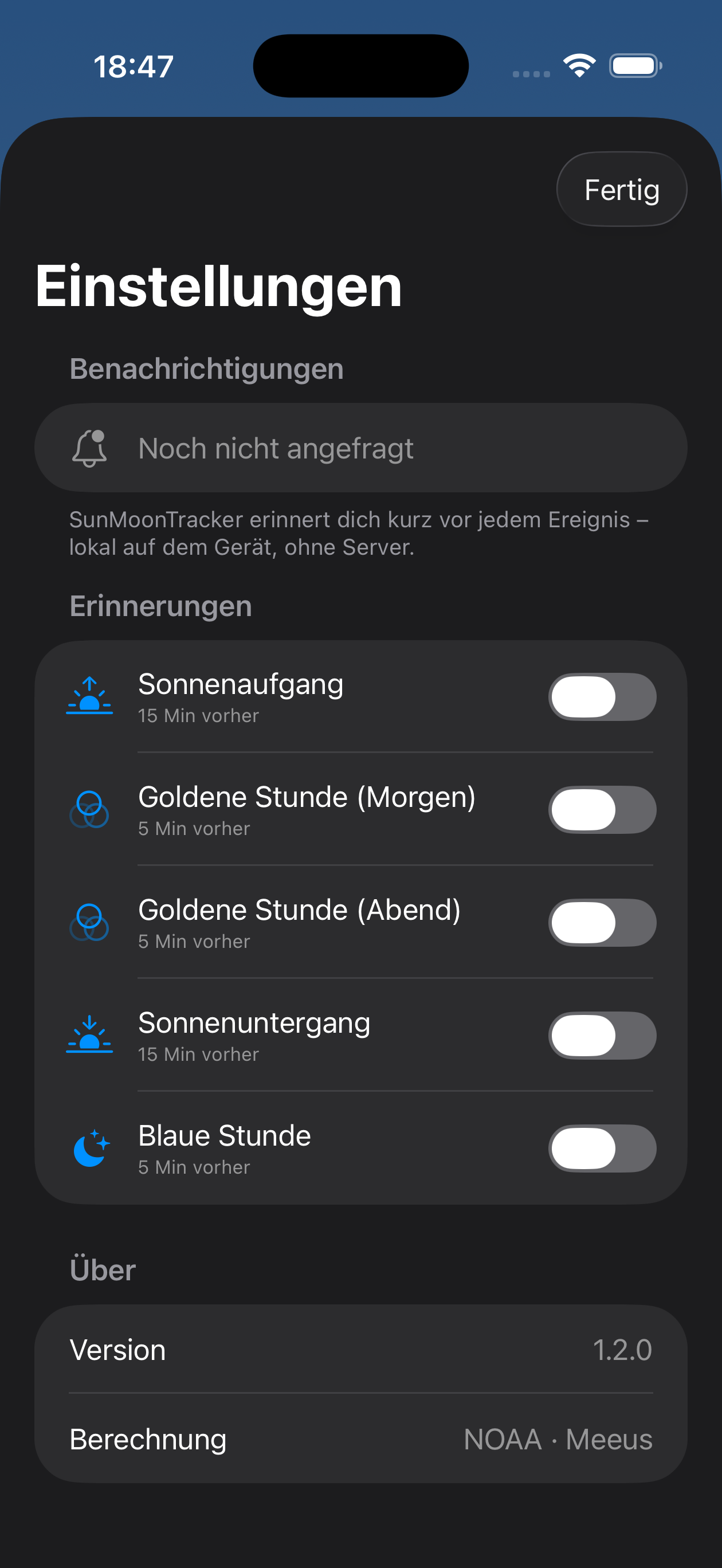 Sundowner Screenshot